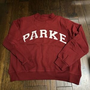 Parke Maroon Mockneck